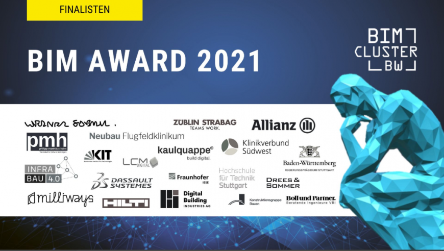 big® among the finalists for the BIM Cluster BW Award 2021