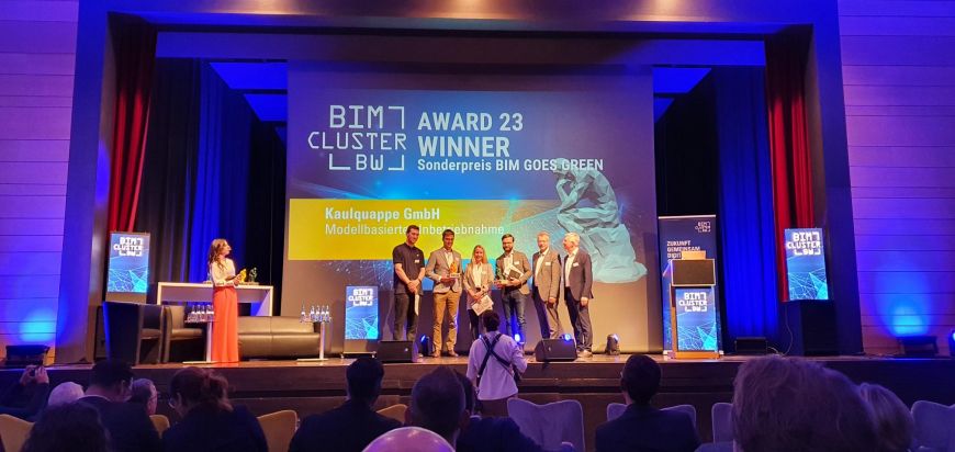 Breaking News: Kaulquappe gewinnt mit big® den BIM GOES GREEN Award 2023!